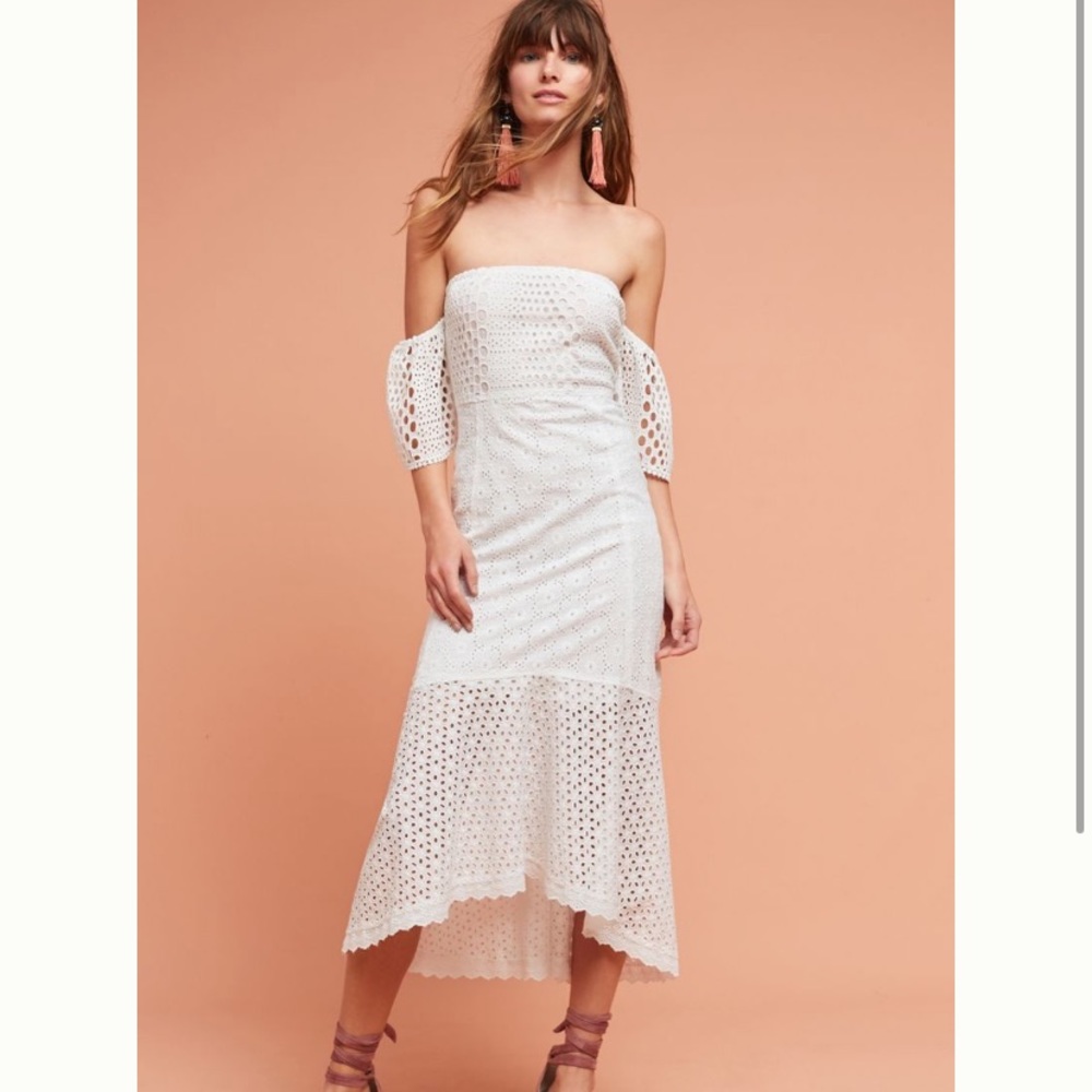 NWT Anthropologie Off-The-Shoulder Dress